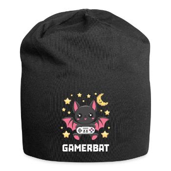 Mignon Gaming Bat Gamebat pour les amateurs de chauves-souris - Bonnet en jersey - noir - Devant