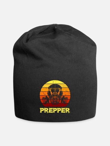Prepper Doomsday Survivor - Jersey-Beanie - Schwarz