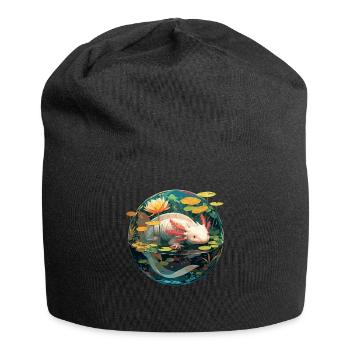 Axolotl - Bonnet en jersey - noir - Devant