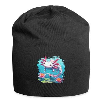 Axolotl - Bonnet en jersey - noir - Devant