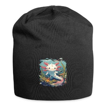 Axolotl - Bonnet en jersey - noir - Devant