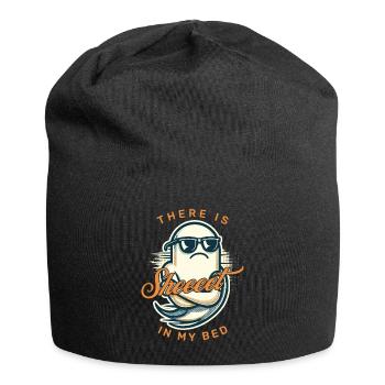 Drôle de fantôme disant qu’il y a une feuille de costume - Bonnet en jersey - noir - Devant