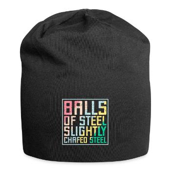 Balls Of Steel Slightly Balls Steel Pinball Gifts - Jersey-Beanie - Schwarz - Vorne