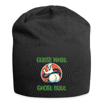 Devinez ce que les fantômes disent drôles de fantômes - Bonnet en jersey - noir - Devant
