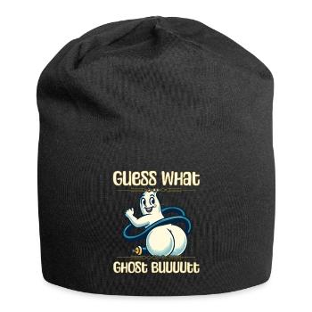 Halloween Kostüm Gruseliger Geister Liebhaber - Jersey-Beanie - Schwarz - Vorne