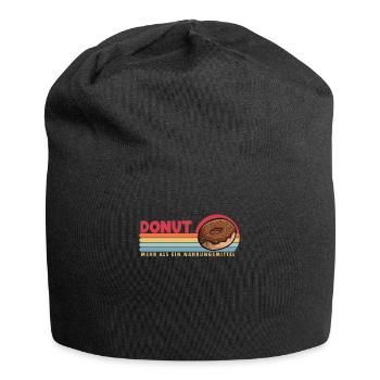 Donut mehr als ein Nahrungsmittel Doughnut Maker - Jersey-Beanie - Schwarz - Vorne