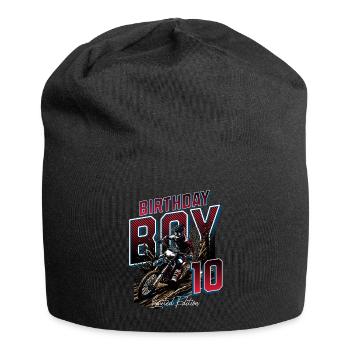 Motocross 10th Birthday - Jersey Beanie - black - Front