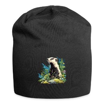 Badger Dachse Dachs - Jersey-Beanie - Schwarz - Vorne