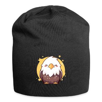 Bald Eagle Weißkopfseeadler - Jersey Beanie - black - Front