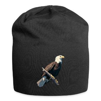 Bald Eagle Weißkopfseeadler - Jersey Beanie - black - Front