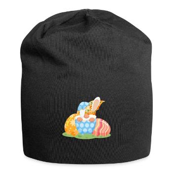 Gnome de Pâques Gnome de jardin - Bonnet en jersey - noir - Devant