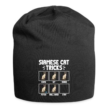 Siamese Cat Siamese Cat - Jersey Beanie - black - Front
