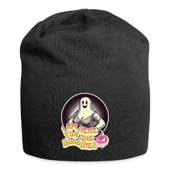 Für Die Boobies Halloween Kostüm Lustiger Spruch - Jersey-Beanie - Schwarz - Vorne