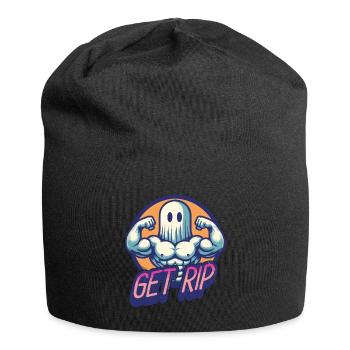 Halloween Kostüm Lustiger Geister Spruch - Jersey-Beanie - Schwarz - Vorne
