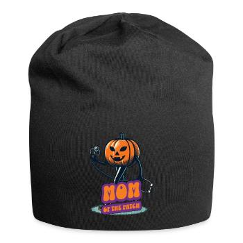 Mutti Des Kürbisfelds Lustiger Spruch Halloween - Jersey-Beanie - Schwarz - Vorne