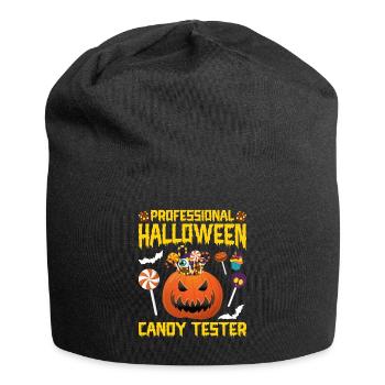 Professional Halloween candy tester - Jersey Beanie - black - Front