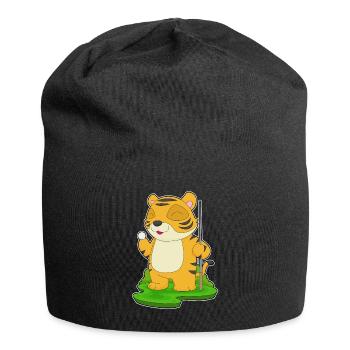 Tiger Billiard Cue - Jersey Beanie - black - Front