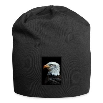 Bald Eagle Weißkopfseeadler - Jersey Beanie - black - Front
