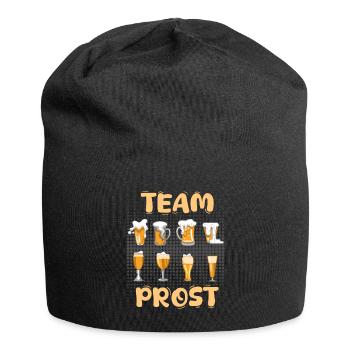 Beer Team Cheers Beer Friends Beer Drinkers Bavaria - Jersey Beanie - black - Front