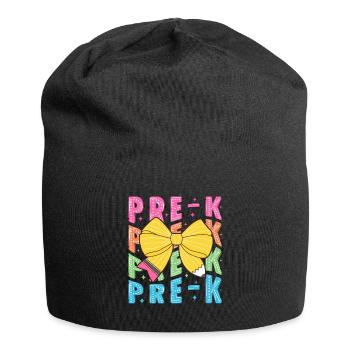 Rétro Coquette Pré-K Enseignant Étudiant Drôle Retour À - Bonnet en jersey - noir - Devant