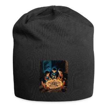Retro Vintage Design Occult Summoning Rituals - Jersey Beanie - black - Front