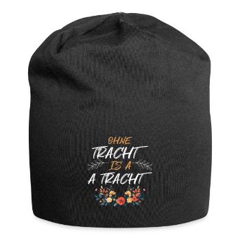 Aujourd’hui sans Dirndl Remplacement Dirndl Femmes - Bonnet en jersey - noir - Devant