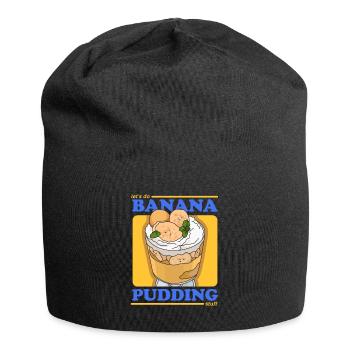 Banana Pudding Banana Pudding Gift - Jersey Beanie - black - Front