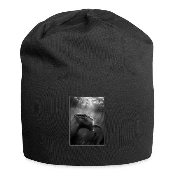 Whale Shark Walhaie Walhai - Jersey-Beanie - Schwarz - Vorne