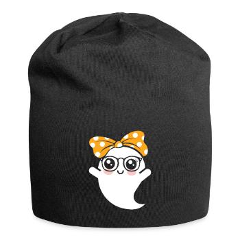 Halloween : Votre sympathique Boo-crew local - Bonnet en jersey - noir - Devant