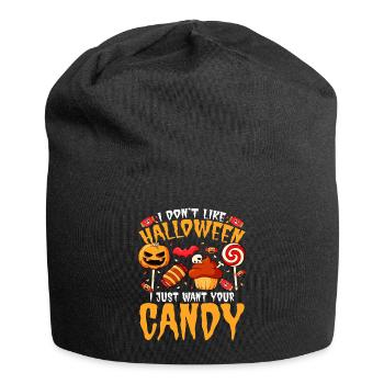 I don't like Halloween, I just want yours - Jersey Beanie - black - Front