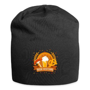 Festival folklorique de Munich FESTIVAL DE LA BIÈRE Fun - Bonnet en jersey - noir - Devant