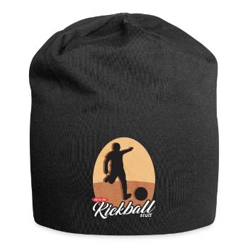 Kickball Kickball Player Kickballer Cadeau - Bonnet en jersey - noir - Devant