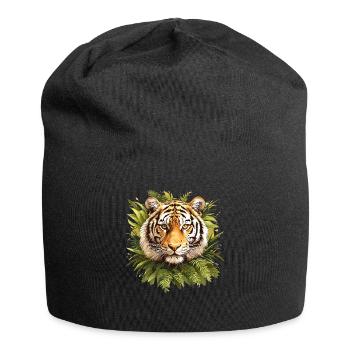 Tiger - Jersey-Beanie - Schwarz - Vorne