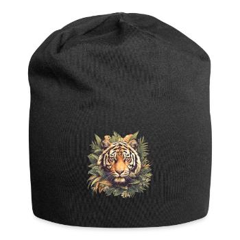 Tiger - Jersey-Beanie - Schwarz - Vorne