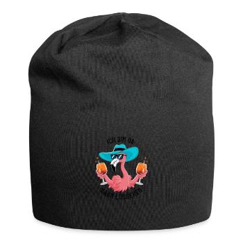 Festival de carnaval Costume de flamant rose de carnaval - Bonnet en jersey - noir - Devant