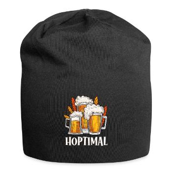 Hoptimal - Jersey-Beanie - Schwarz - Vorne