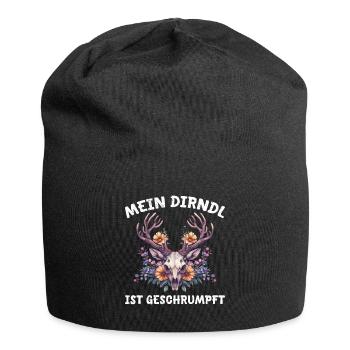 Dirndl zu klein Trachtenshirt Damen Trachten Dirndl - Bonnet en jersey - noir - Devant