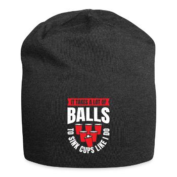 Beer Bong Crew Balls Sink Beer Pong Tournament - Jersey Beanie - charcoal grey - Front
