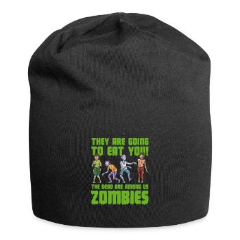 Zombie Zombie-Jäger Zombieapokalypse Geschenk - Jersey-Beanie - Schwarz - Vorne