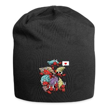 Funny Hermit Crab - Jersey Beanie - black - Front