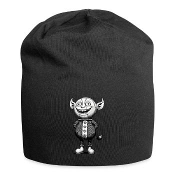 Gruseliges Monster Design Halloween Gnome Outfit - Jersey-Beanie - Schwarz - Vorne