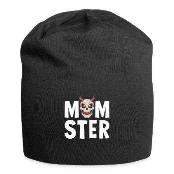 Halloween Skeleton Scary Spooky Horror Party - Jersey Beanie - black - Front