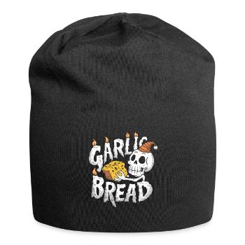 Halloween, Squelette, Effrayant, Effrayant, Horreur, Fête - Bonnet en jersey - noir - Devant