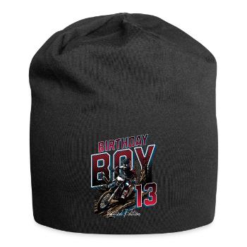 Motocross 13th Birthday - Jersey Beanie - black - Front