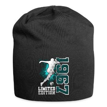 1967 Year of birth Birthday Football - Jersey Beanie - black - Front