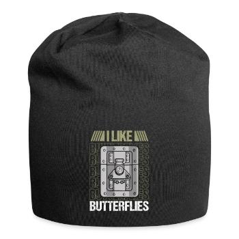 Veranstaltungstechniker Lichttechniker Tontechnik - Jersey-Beanie - Schwarz - Vorne