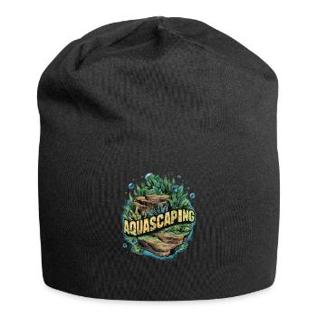 Aquascaping Enthusiast Colorful Nature Rocks Art - Jersey Beanie - black - Front