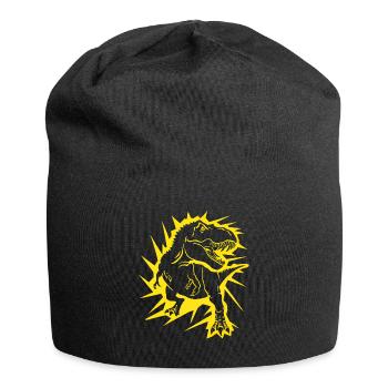 Halloween Kostüm Kürbis Scary Spooky Horror Party - Jersey-Beanie - Schwarz - Vorne