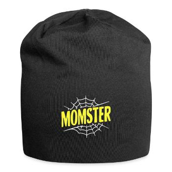 Halloween Kostüm Kürbis Scary Spooky Horror Party - Jersey-Beanie - Schwarz - Vorne