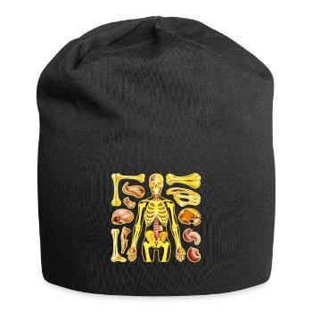 Halloween Kostüm Kürbis Scary Spooky Horror Party - Jersey-Beanie - Schwarz - Vorne
